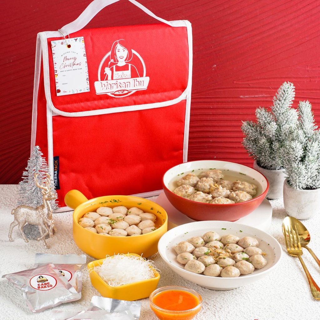 

Christmas Hampers BAG Frozen Food Bakso Warisan Ibu Paket "GOLD