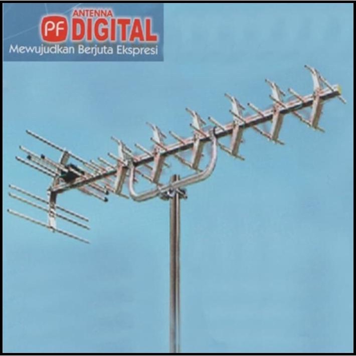Pf Antena Digital Uhf Antenna Luar / Outdoor Hd-U25 Ch21-69 Hdu25 Hd25