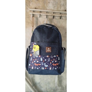 tas ransel wanita tamiko biru dongker