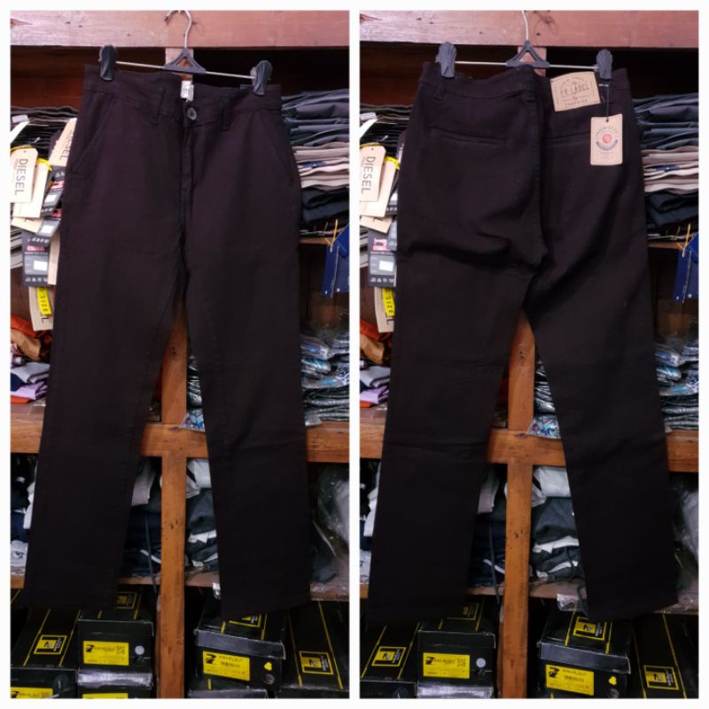 celana panjang jeans pria freeride abu