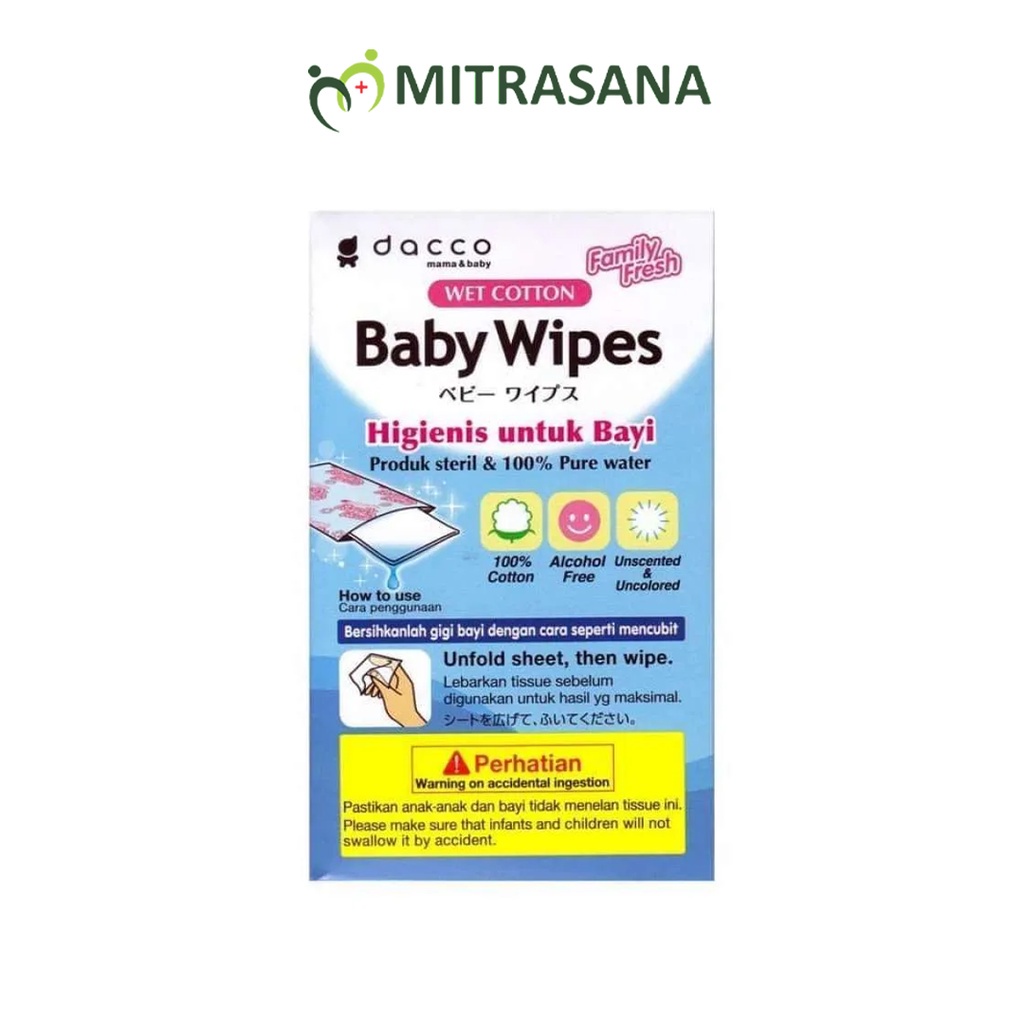 Dacco Baby Wipes isi 25 sachet