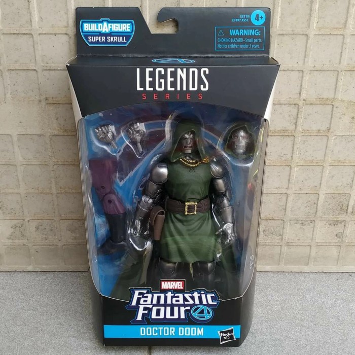 HASBRO MARVEL LEGENDS DOCTOR DOOM DR BAF SUPER SKRULL FANTASTIC 4 FOUR