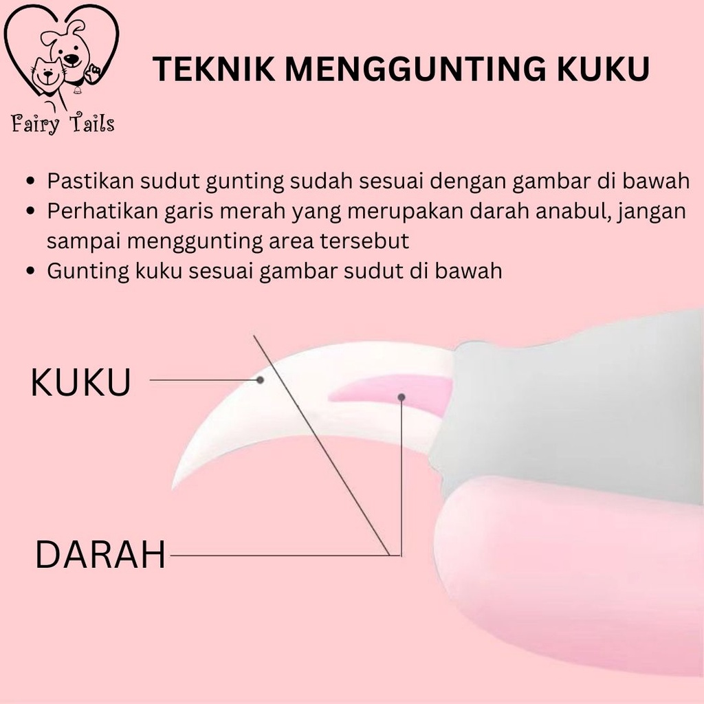 Gunting Kuku Untuk Anjing dan Kucing / Pet Nail Clipper Grooming