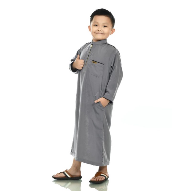 Jubah Anak Premium 2-13 Tahun/ Gamis Anak Polos Berkualitas Premium Bahan Adem