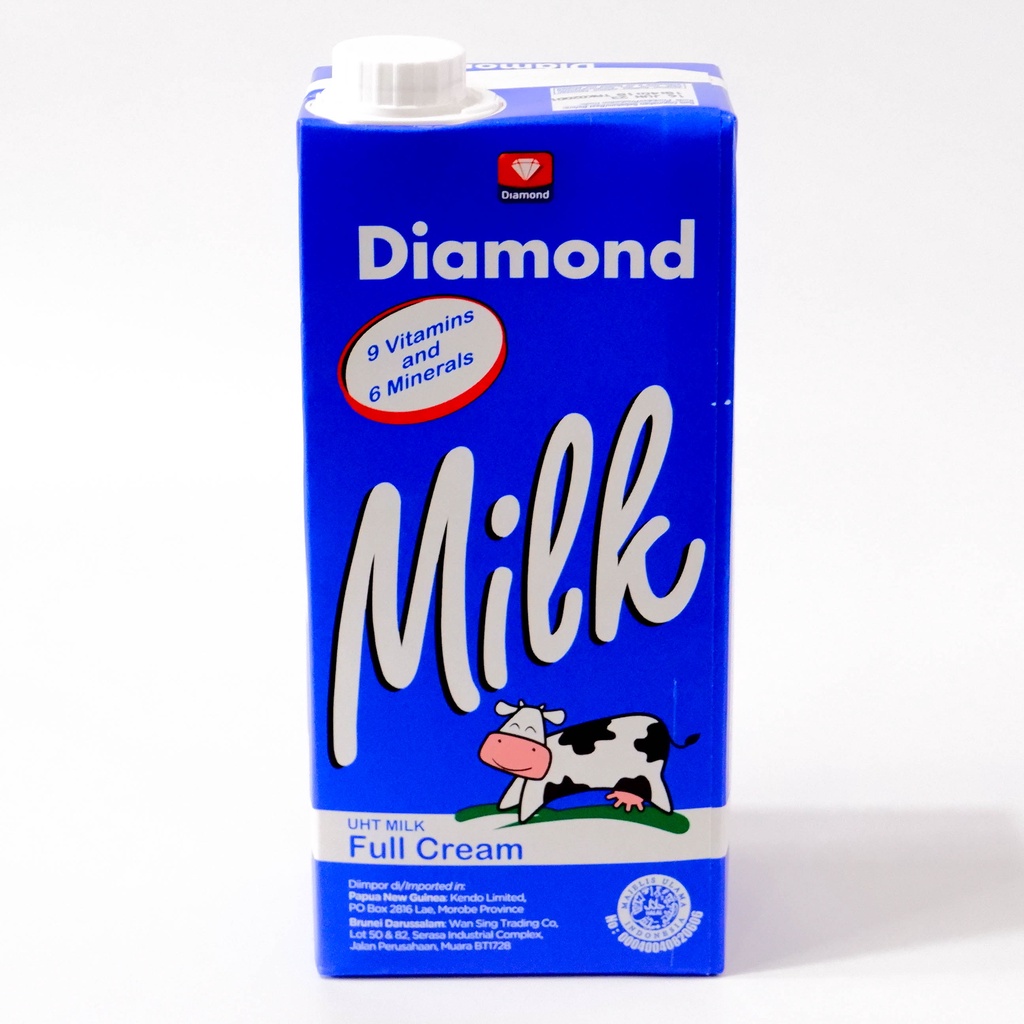 

Diamond UHT Milk Full Cream-susu UHT diamond 1Lt