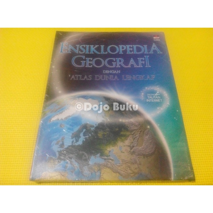 Buku Ensiklopedia Geografi dengan Atlas Dunia Lengkap