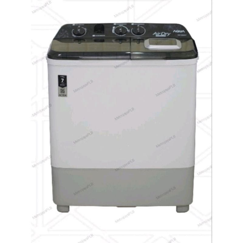 Mesin Cuci 2 tabung AQUA QW-1060XT 10kg garansi motor 7 tahun QW 1060