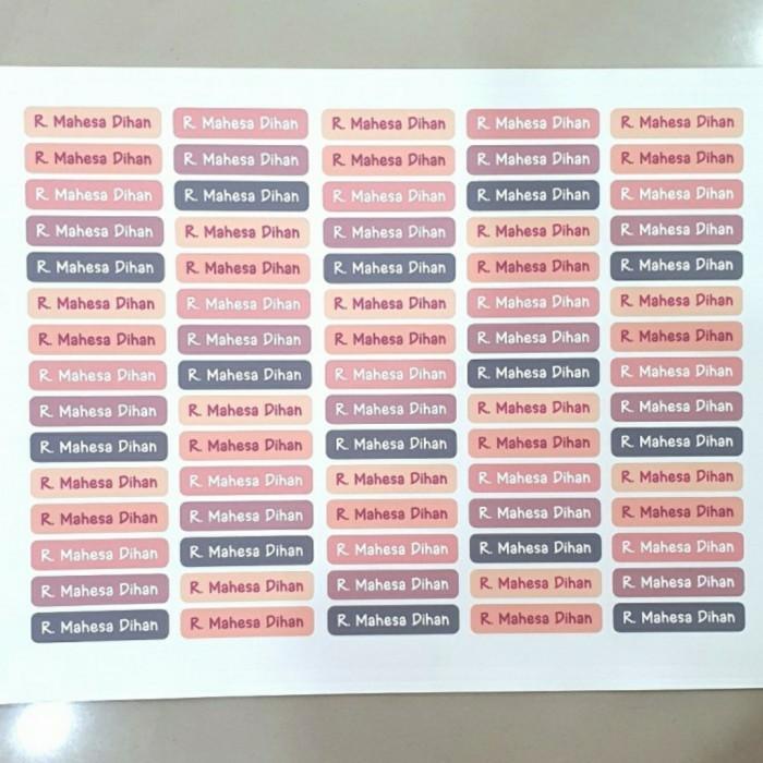 

Habisinstok Stiker Sablon Nama Untuk Baju/ Kain Custom High Quality 050