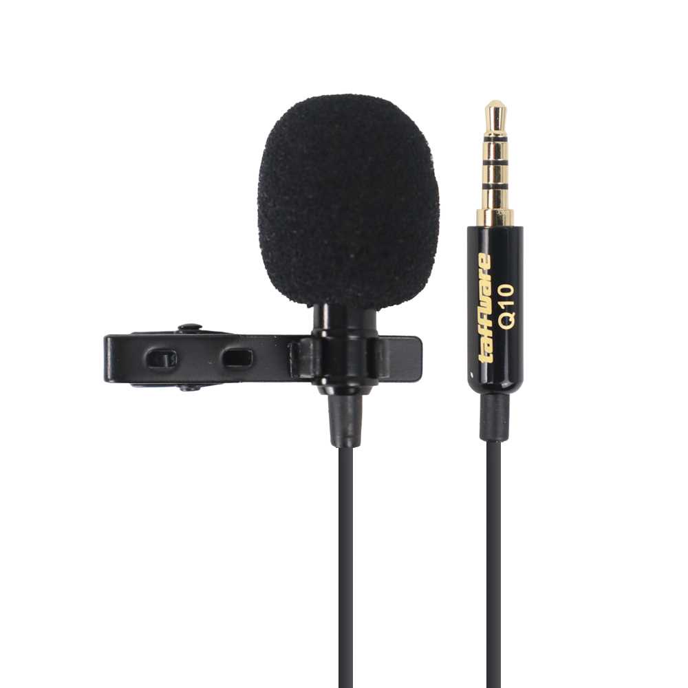 Taffware Professional Lavalier Microphone Clip Portable 3.5mm - Q10