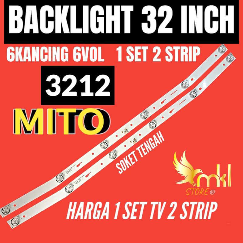 BACKLIGHT TV LED MITO 32INCH 3212 BACKLIGHT TV 32INCH