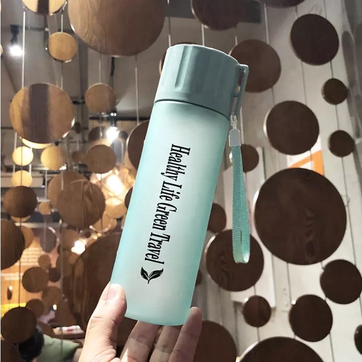 TOKO21GROSIR -- BOTOL MINUM HEALTHY LIFE GREEN TRAVEL KAPASITAS 550 ML KODE TY 0836