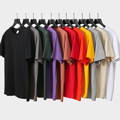 KAOS POLOS PREMIUM LENGAN PENDEK KAOS COTTON COMBED 30S PE UNISEX