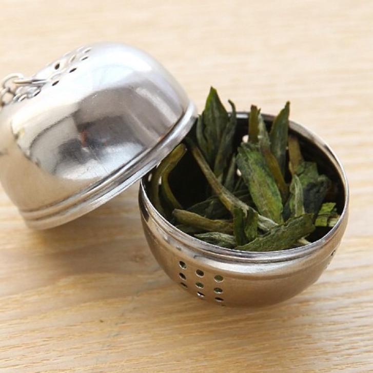 

ㆇ Tea strainer/ Penyaring Teh herbal bentuk bola (reusable/awet/tahan lama) ぇ