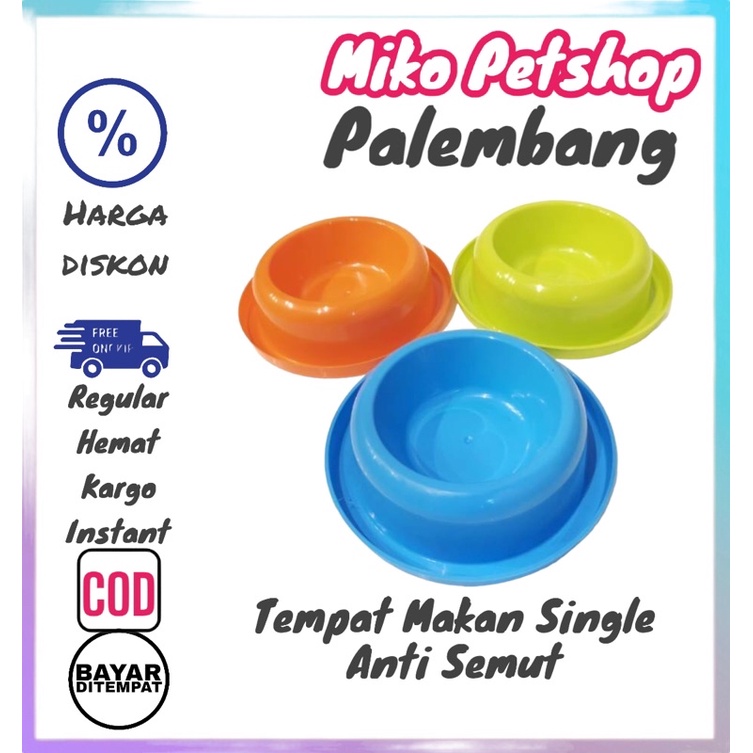 Tempat makan kucing single ANTI SEMUT bahan tebal!!! PENGIRIMAN REGULAR WAJIB MEMBELI DUS TAMBAHAN!