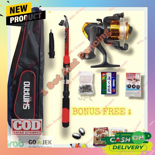 Set Pancing Reel 6 bearing joran Pancing Kolam dengan bahan serat karbon joran pancing carbon pancin