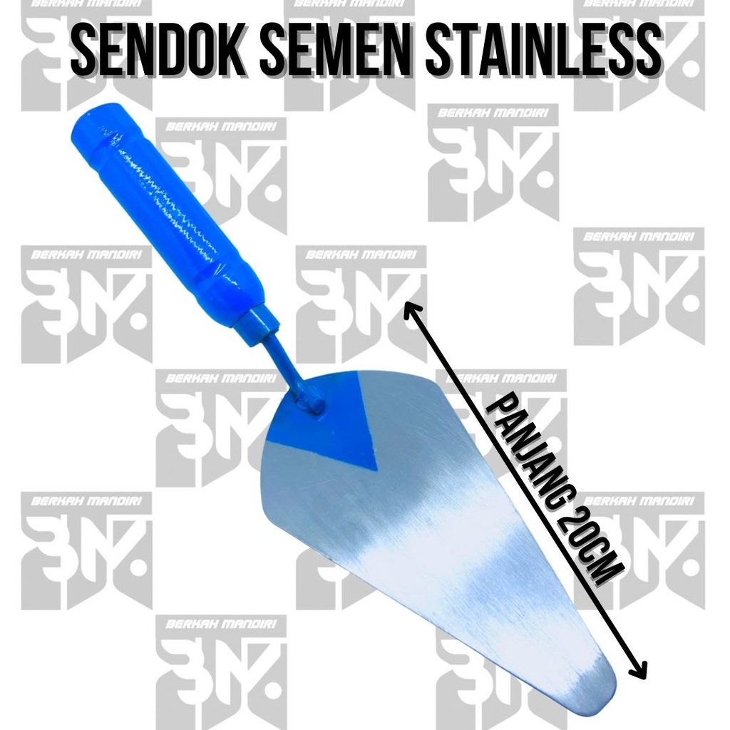 cetok semen/sendok semen/roskam acian polos Trowel Stainlles