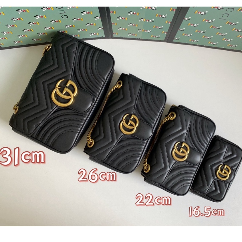 Original GUCCI women's bag GG fashion shoulder bag