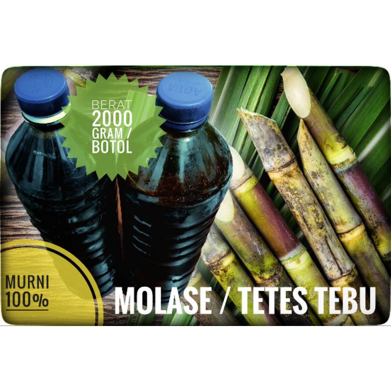 

Tetes atau Molase murni 100% tanpa campuran Kemasan 2000 gram ( 2 kg)