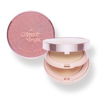 [TERMURAH] ARON Glamour Bright Complete Powder 2 in 1 Glitter &amp; Vitamin C &amp; SPF PA 30+++| | Browit.id