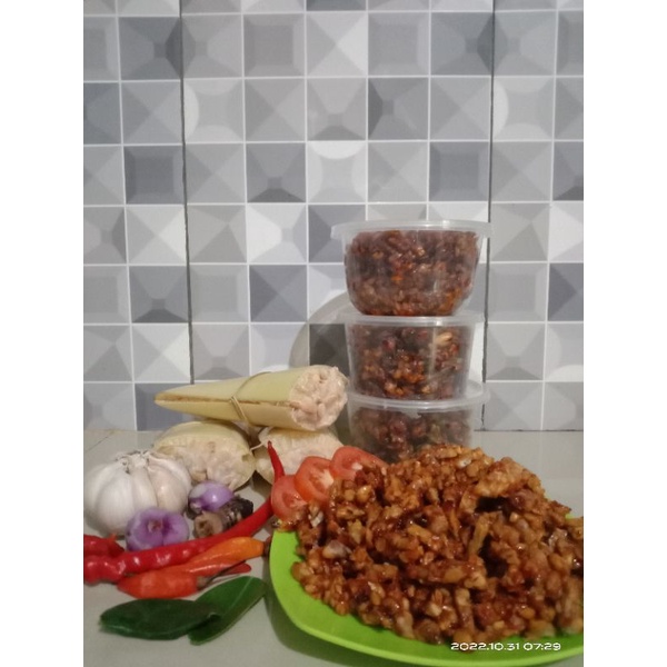 

Sambel goreng Tempe kletik khas Trenggalek Berat 150 gram