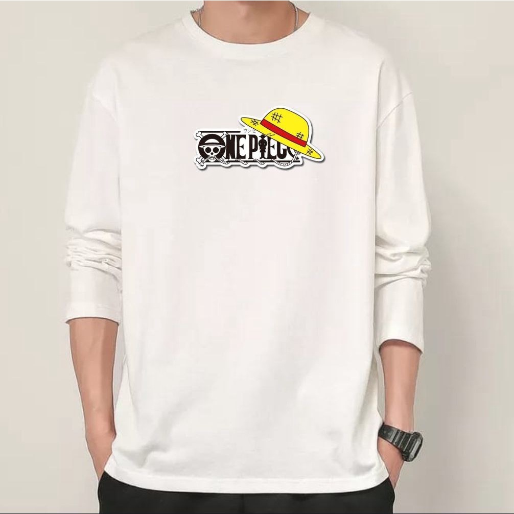 BAJU PRIA ONE LENGAN PANJANG-KAOS PRIA TERBARU-BAJU PRIA UKURAN M,L,XL,XXL-KAOS POLOS TRANDY
