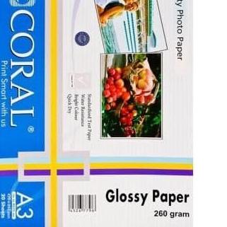 

KERTAS PHOTO PHOTO PAPER A3 260 GRAM GLOSSY PHOTO PAPER KERTAS FOTO