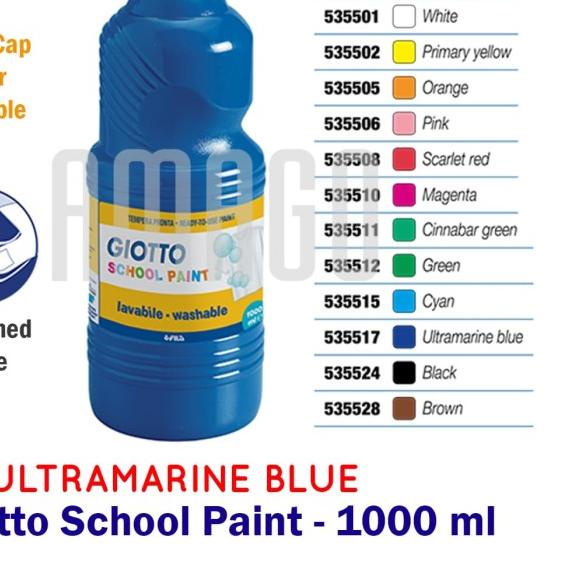 

GIOTTO SCHOOL PAINT - ULTRAMARINE BLUE - 1.000 ml - 535517