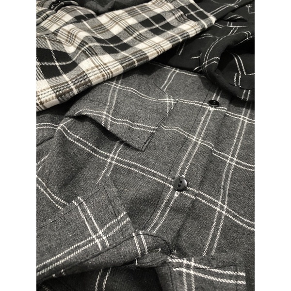 Kemeja Flannel panjang anak 1-6th gippokids