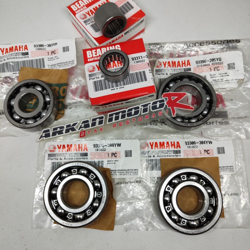 LAHER BEARING KRUK AS + RASIO MESIN SET RX KING RXK RXS RXR YT ORIGINAL