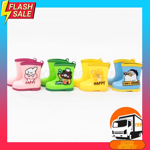 Anak Hujan Boots Hujan Sepatu Anak Gas Bayi 2-3 Tahun Tua Anak-Anak Tahan Air Non-Slip Anak Mid-Ting