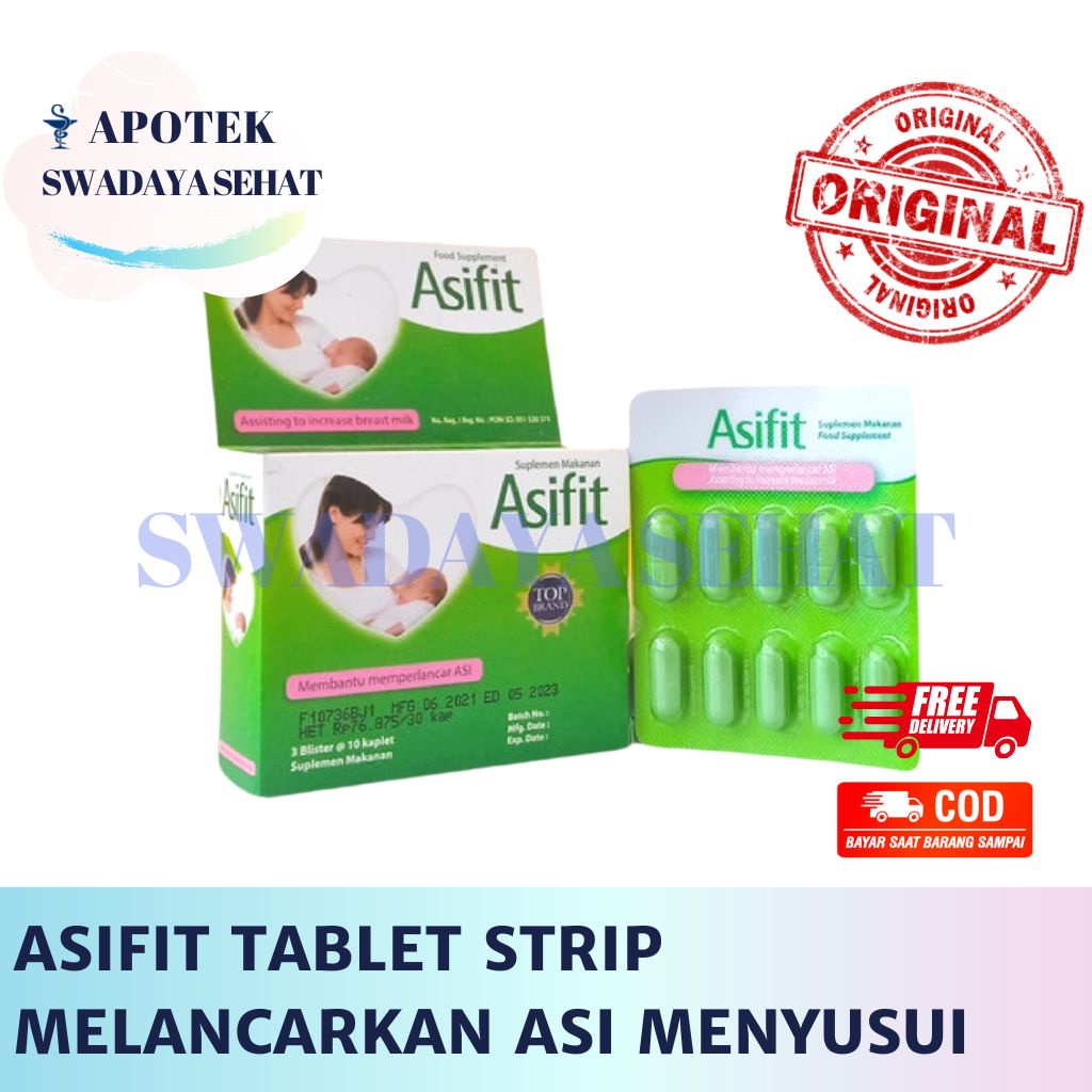 ASIFIT STRIP TABLET - Melancarkan Air Susu Ibu ASI Menyusui Ibu Hamil