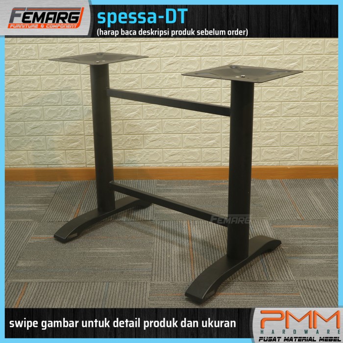 Meja Bar Kaki Meja Femarg Spessa-Dt Cafe Restoran Foodcourt Antik Besi