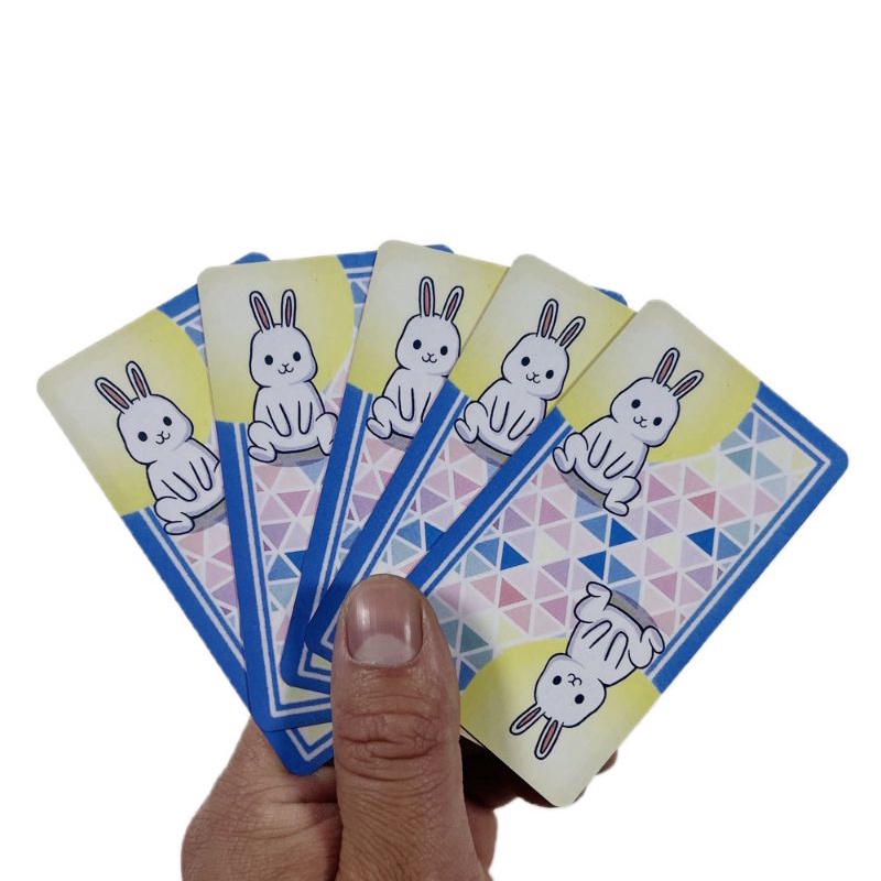 Chubby Bun Tarot 9.8x5.7cm kemasan kaleng include guide paper