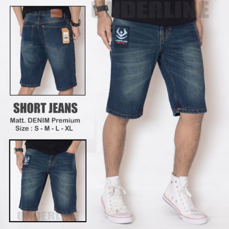 CELANA JEANS PRIA PENDEK SOBEK RIPPED CAKAR LASER TALI PINGGANG DISTRO KEREN