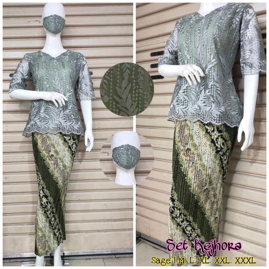 Permata Olshop / Kebaya Set Kejhora LK / Kebaya Modern / Kebaya Pendek / Kebaya Wisuda / Kebaya Remaja