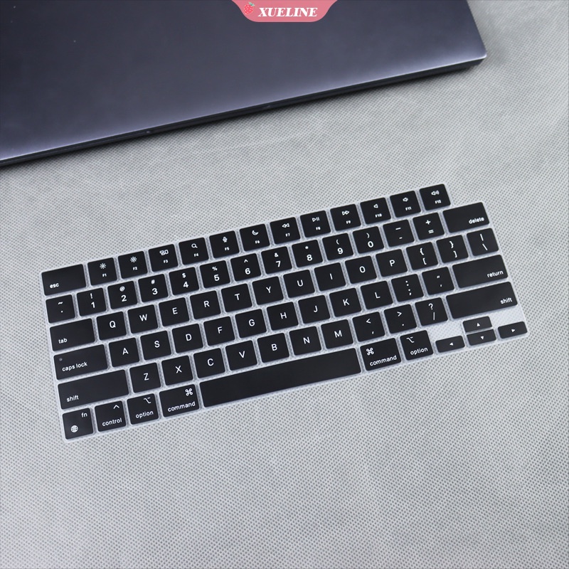 Film Pelindung Keyboard Bahan Silikon Warna Hitam Untuk MacBook Air 13.6 inch M1 A2337A2338 MacBook Pro16