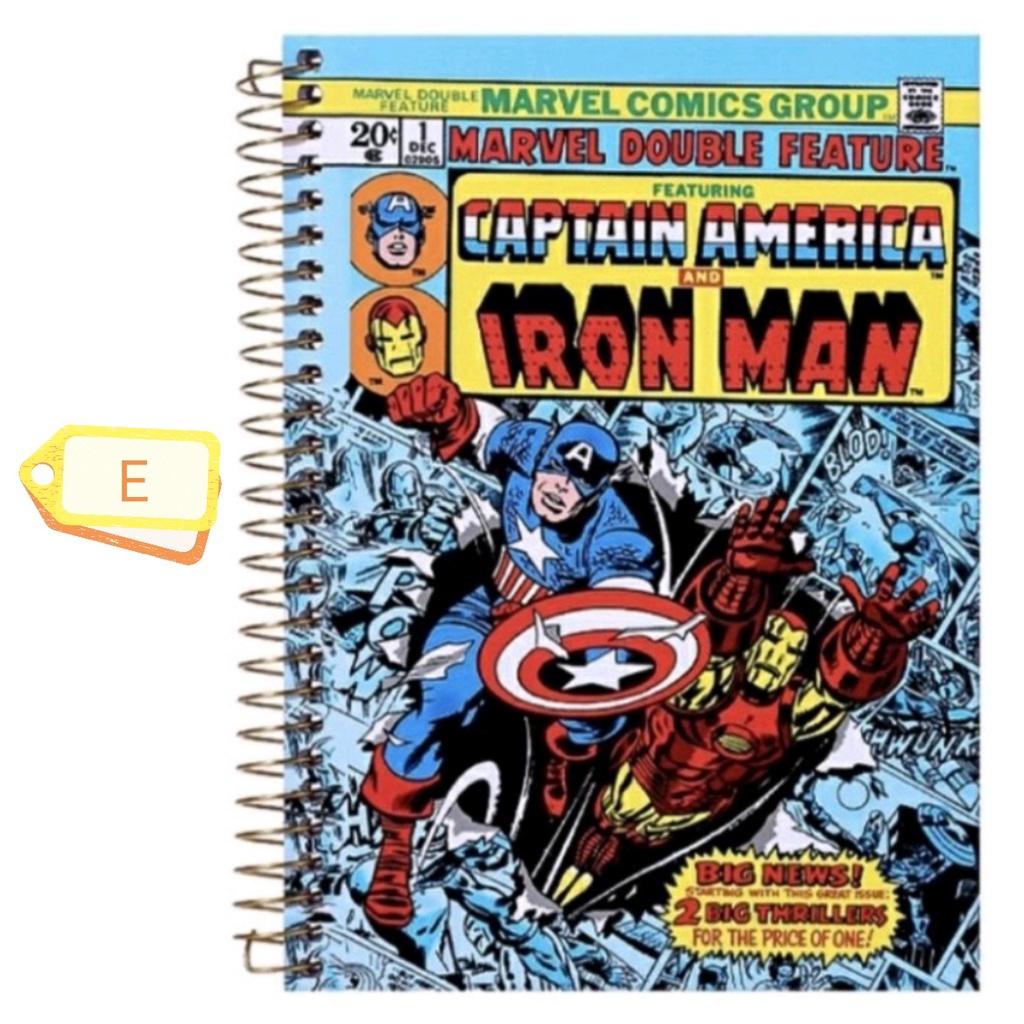 [SALE] Miniso Marvel Wirebound Book - Memo book