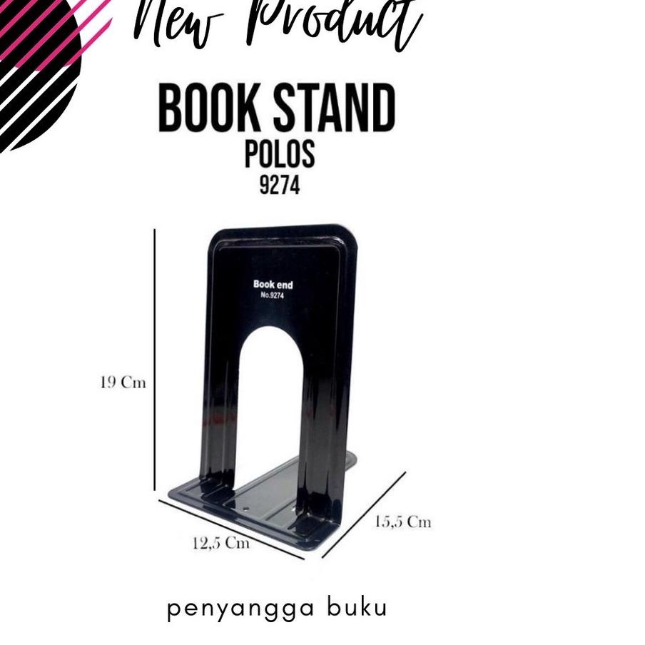

ト Penyangga/Perlengkapan/Penyangga Buku/Alat Sekolah/Book End/Pembatas Buku/Pembatas/Pembatas Buku Besi/Sandaran Buku 1 pcs