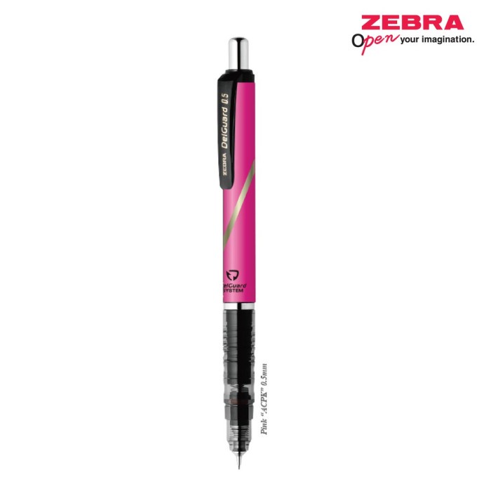 

Kualitas terbaik] Zebra Pulpen Delguard Active Color Limited Edition - Black
