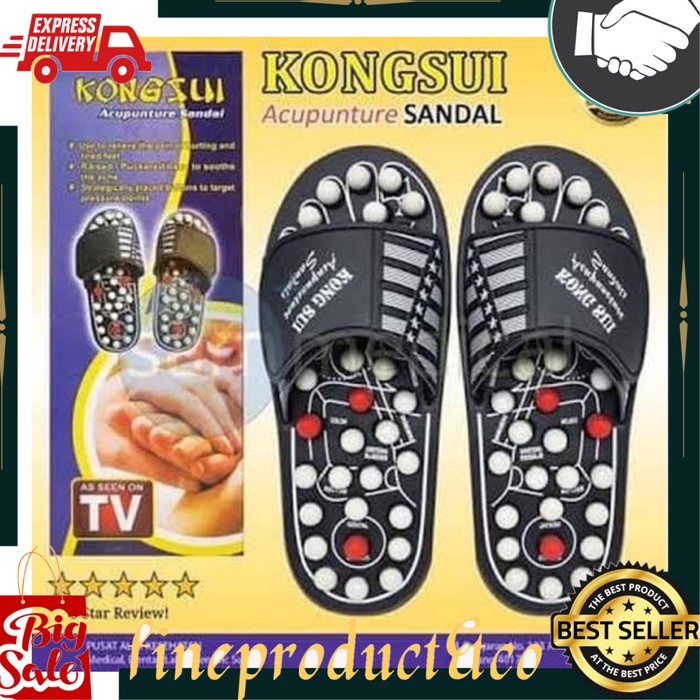 Selop Kongsui / Sandal Refleksi Akupuntur Kongsui / Sendal Kesehatan