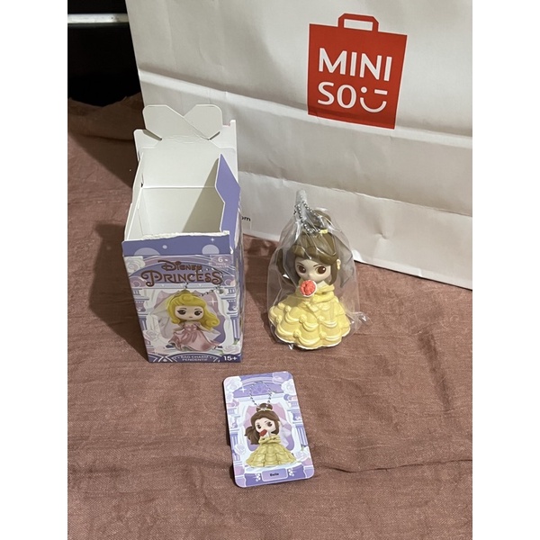 Disney Princess blind box by miniso (BELLE, ARIEL, JASMINE & SNOW WHITE) || blindbox miniso || blind