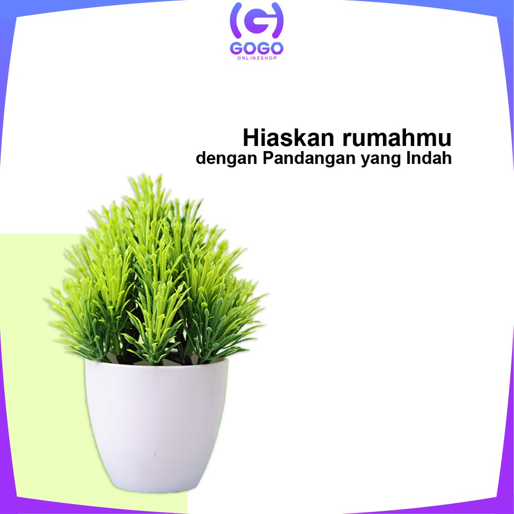 GOGO-C600 C605 Bunga Artificial Dekorasi Rumah Hiasan Pajangan / Bunga Hias Plastik Dekorasi Meja / Tanaman Hias Artificial Flower