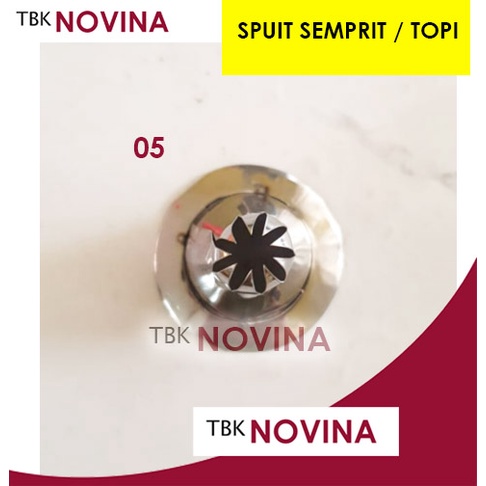 Semprit Topi / Spuit Topi / Cetakan Kue Semprit stainless