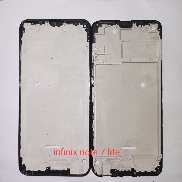 Frame lcd tatakan mesin tulang tengah infinix note 7 lite