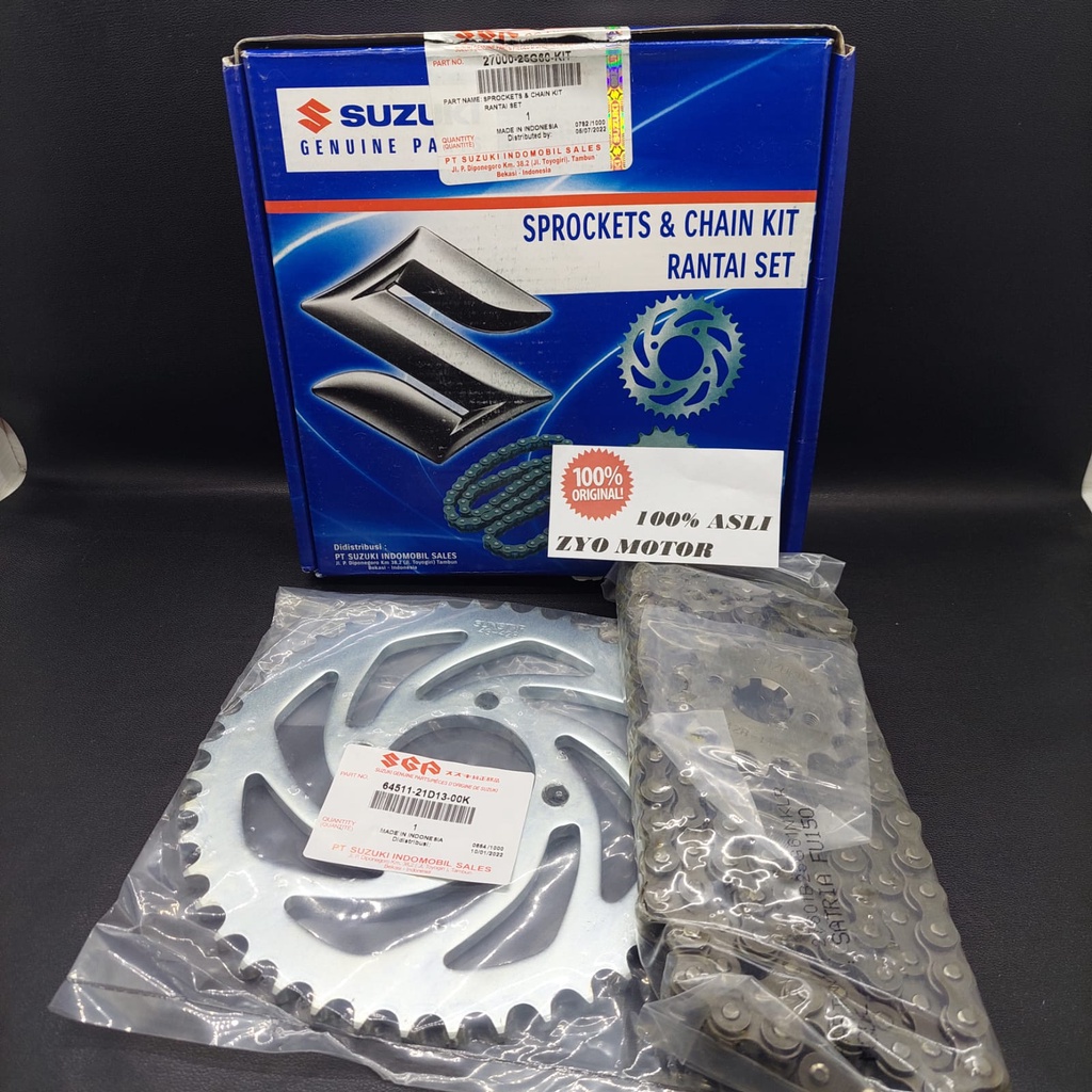 GIR SET GEAR SET SATRIA FU 150 ASLI SGP 100% 27000-25G60-KIT ORI SATRIA KARBU