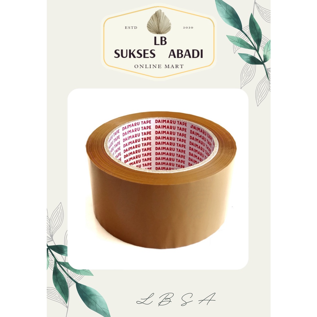 

LAKBAN DAIMARU COKLAT 2 (DUA) INCH 90Y