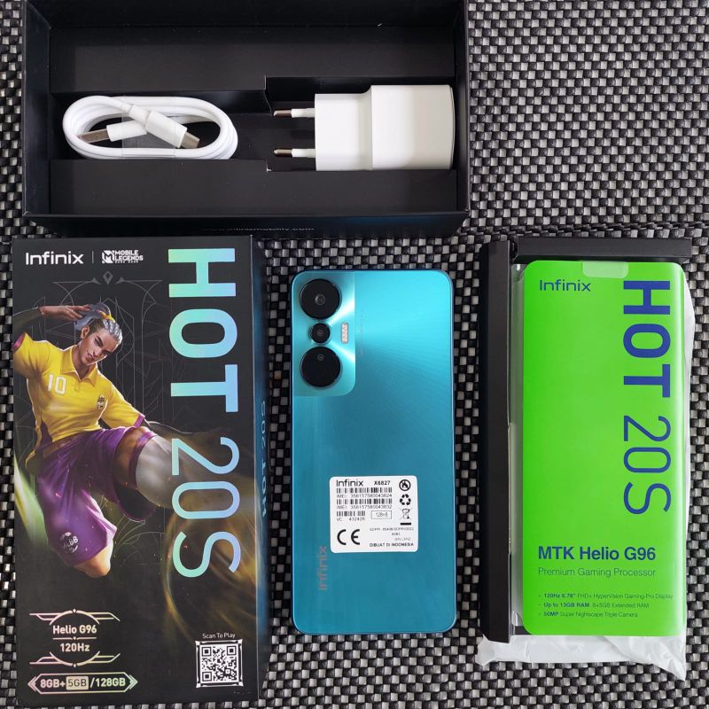 Infinix Hot 20s 8/128 Second Fullset Ori