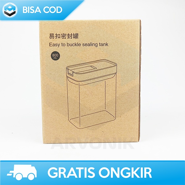 TOPLES PENYIMPANAN MAKANAN FOOD CONTAINER 800ML BAHAN BERKUALITAS