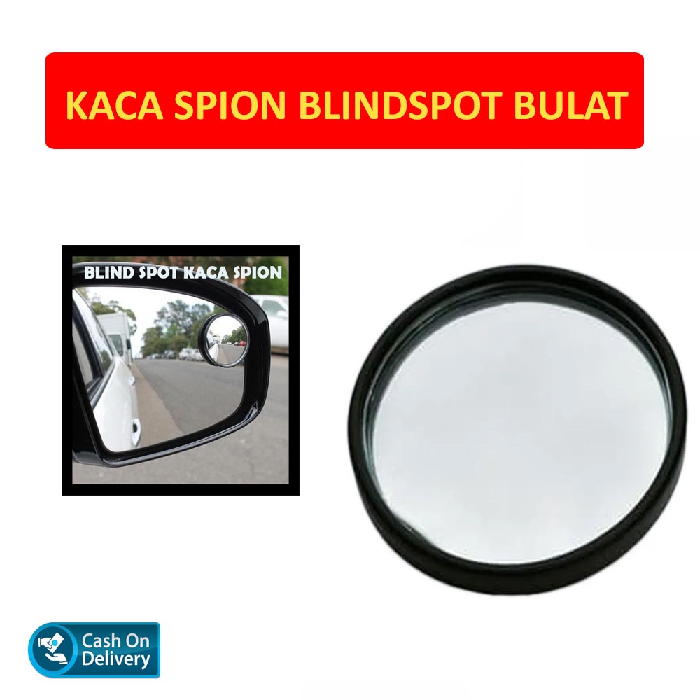 Kaca Spion Blindspot Bulat Cembung Cermin Spion Kecil Mini Wide Angle Blind Spot Car Mirrors Spion Mobil Spion Motor STD