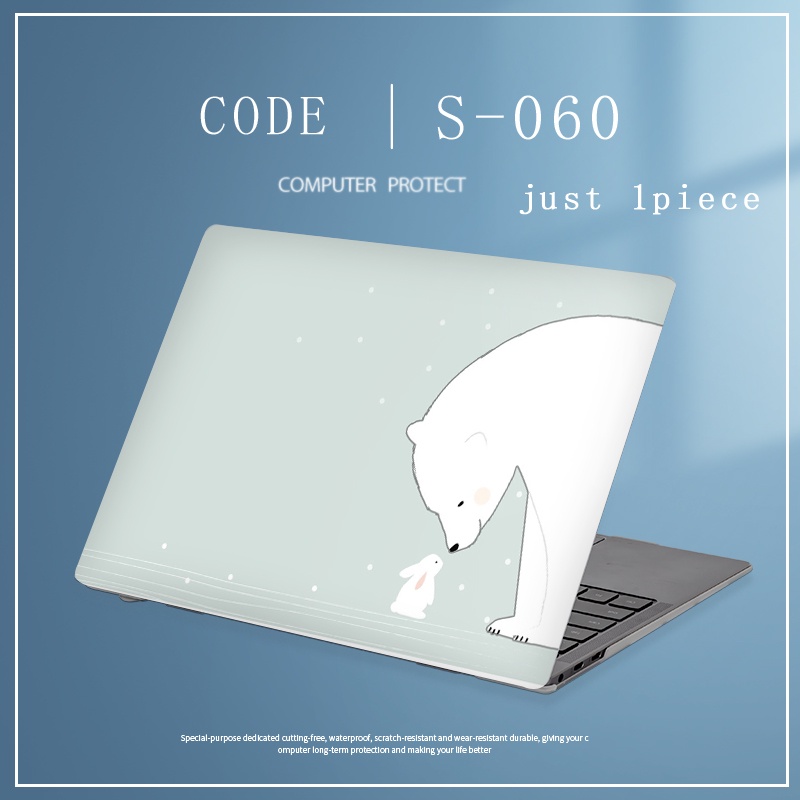 1pc Universal Bebas Potong COD Laptop Decals Colorful Komputer Dekorasi Sticker Kulit Film Untuk lenovo Duet IAU7 Yoga 14c Y9000KFull Cover Sticker